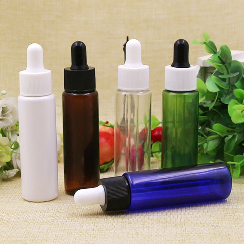 Пустая бутылка для ПЭТ с пипеткой флакон капельница эфирного масла стеклянная