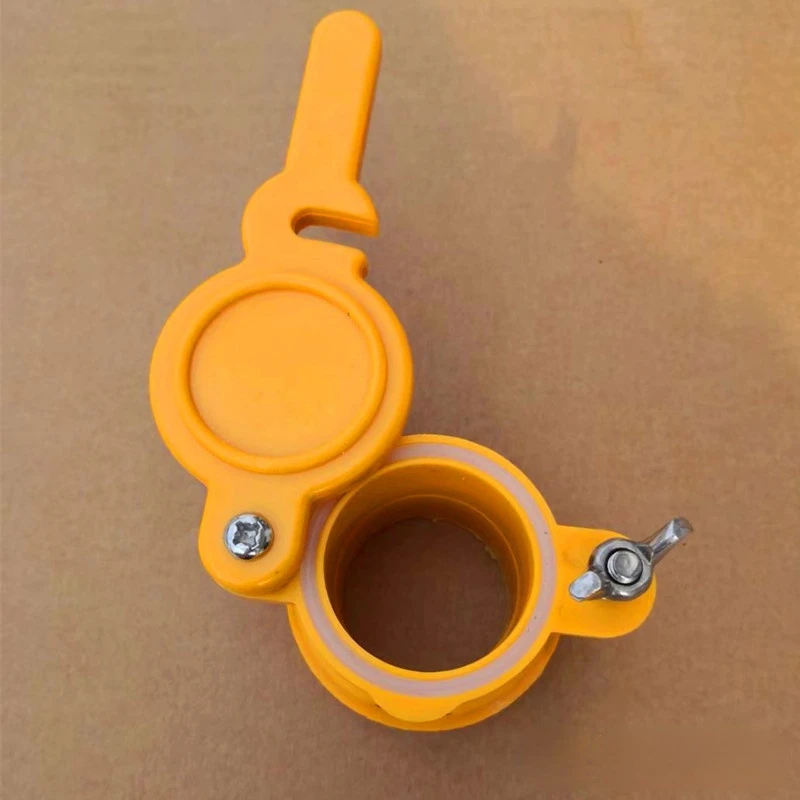 V&aacute;lvula de salida de agua, boquilla de nailon de color amarillo, estilo europeo, para agitar miel-2