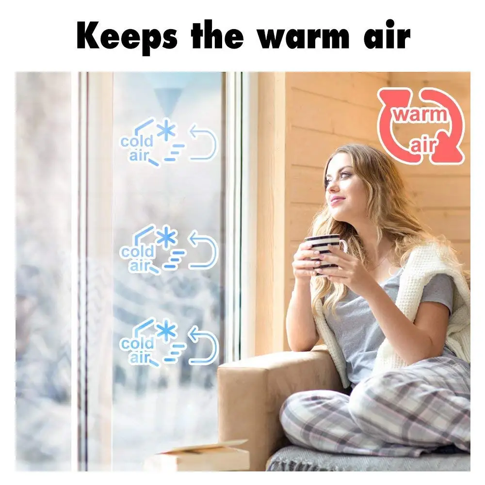 

Window Sticker Winter Self-adhesive Window Film Transparent Home Decoration Environmental Protection Window Film Warm Stickers