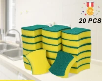 20 шт. многофункциональные губки для чистки кухонных полотенец|Губки и