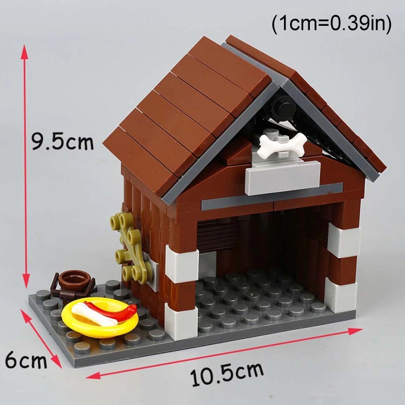 

Kennel/Henhouse Cute Chick Puppy Animal Farm Assembled Building Blocks Children Early Education Puzzle Interactive Toy