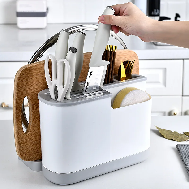 

Chopsticks Table Storage Rack Knife Movable Cutleri Dish Drying Rack Kitchen Shelf Organizer Hogar Cocina Household Items 60AA01