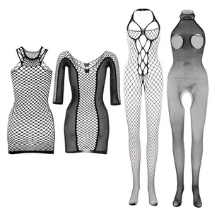 Новый стиль, женские колготки с открытой промежностью, сексуальное нижнее белье, женские нейлоновые чулки, Прозрачное мини-платье, Порно