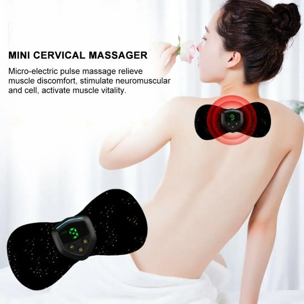 

Cervical Massager Shoulder Neck Relaxant Neck Pain Muscle Kneading Physiotherapy Exerciser Instrument Relieving Household Y0Q2