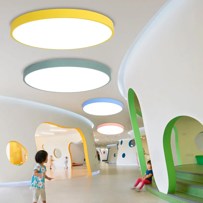 Светодиодный потолочный светильник Современная круглая ультратонкая лампа 5 см