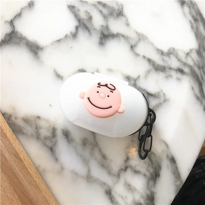 Милый защитный чехол для samsung Galaxy Buds, чехол с откидной крышкой и карабином, водонепроницаемый противоударный чехол s