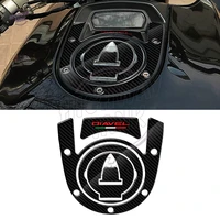3d carbon look motorcycle fuel cap tank pad protection decals case for ducati diavel models