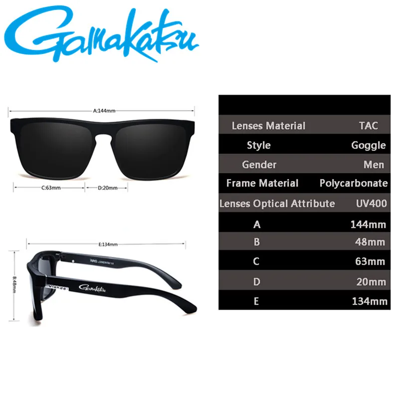 

Gamakatsu Man Fishing Glasses Outdoor Mountaineering Anti-ultraviolet Classic Polarized Sunglasses Riding Driving Sunglasses