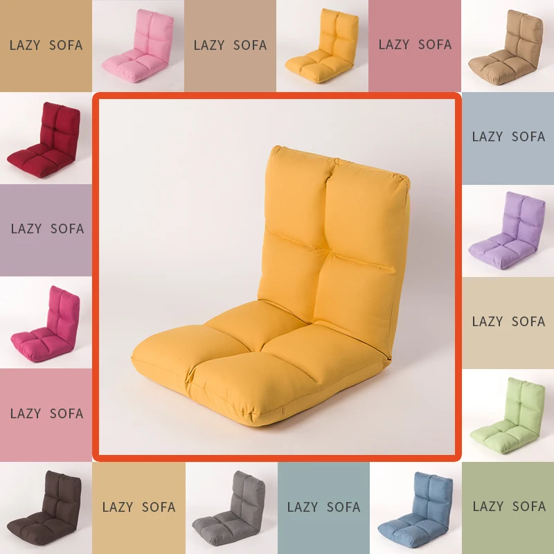 Маленькая одноместная кровать с татами ленивый диван спинка стула складное окно