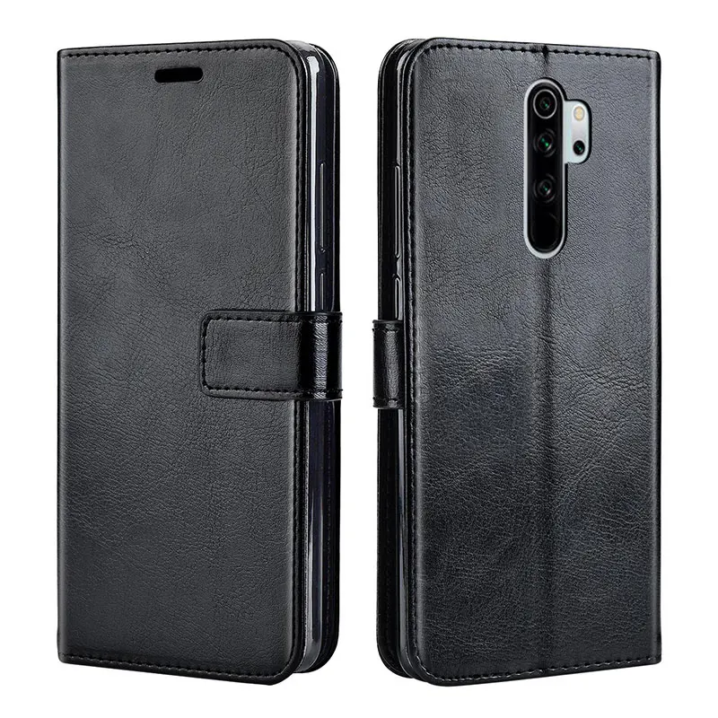 Чехол книжка из искусственной кожи kaverme для Xiaomi Redmi Note 8 Pro/Note 8/Note 8T/8/8A черного