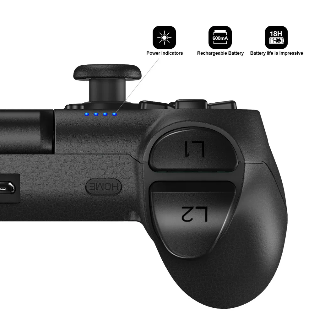 Беспроводной игровой контроллер Bluetooth 2 4 0 ГГц геймпад джойстик держатель для