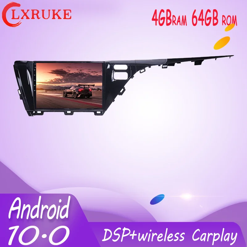 

Для Toyota Camry 2018-2019 Android10.0 автомобильный DVD-плеер GPS мультимедийный автомобильный радиоприемник стереоприемник 64 Гб Встроенный DSP