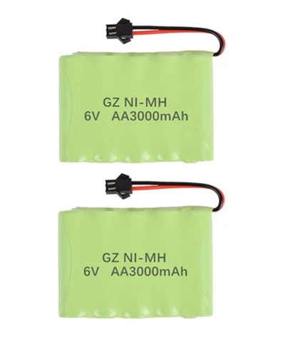 Бургундия 6v 3000mAh аккумулятор и зарядное устройство для радиоуправляемых автомобилей Роботы танки пистолетные лодки 6v NiMH Аккумулятор Aa 2400mah 6v перезаряжаемый аккумулятор - Цвет: Бургундия