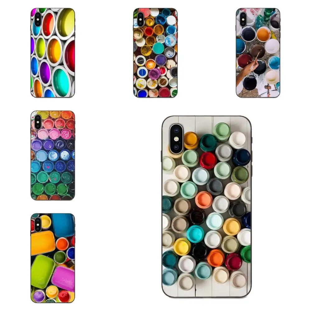 Набор акварели «Watercolor Set Paint Box» для Apple iPhone 4 4S 5 5S SE 6 6S 7 8 Plus X XS Max XR.