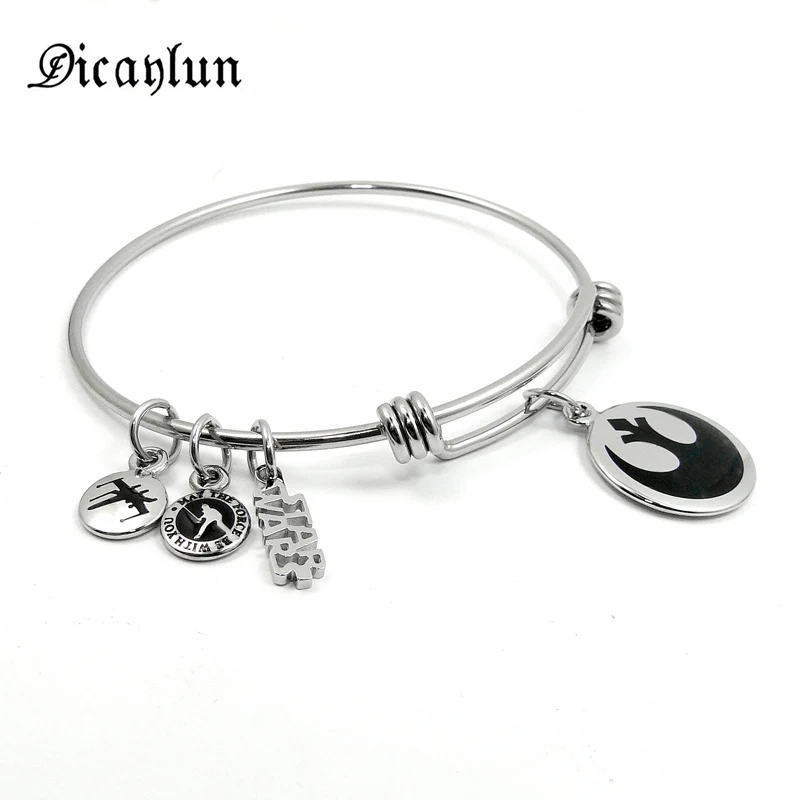 Браслет DICAYLUN из нержавеющей стали регулируемые модные украшения аксессуары