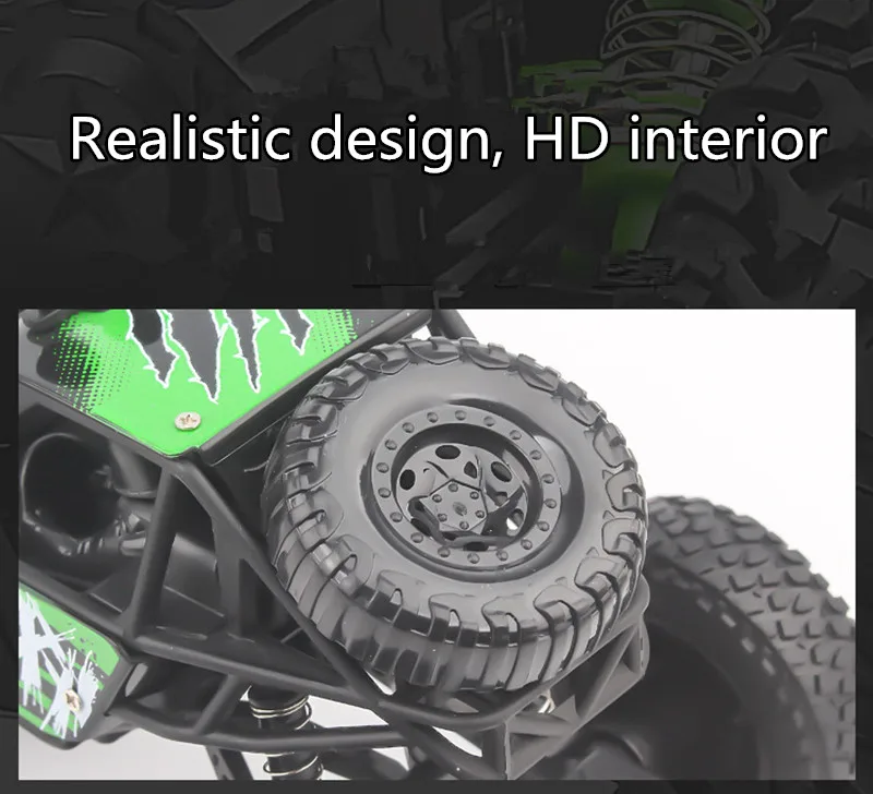 4WD RC автомобили обновленная версия 2,4G Радиоуправление Bigfoot RC автомобиль багги высокая скорость скалолазание внедорожные грузовики игрушки Детский подарок