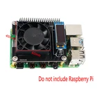 Умная Плата расширения вентилятора контроля температуры Raspberry Pi 43 model B с oled ЖК-дисплеем