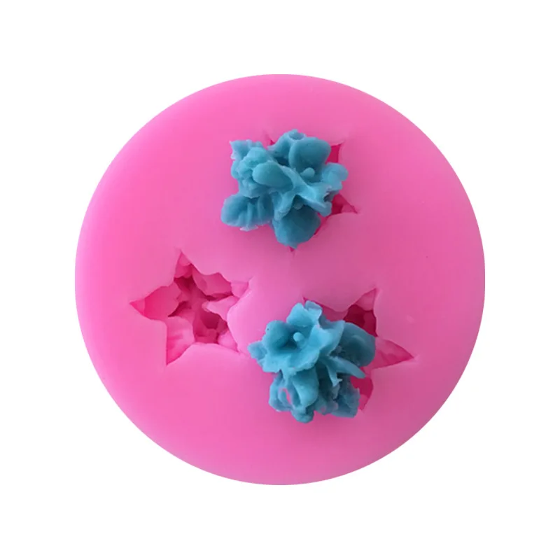 

Испечь DIY 3 стерео цветок с помадкой формы 15-186