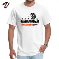 007 Men T-shirt James Bond T Shirts Father Day Tops TShirt Short Sleeve Fashionable All Cotton Casual Tee Shirt Adult Streetwear