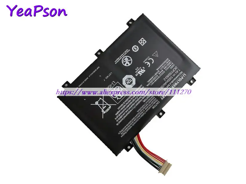 Аккумулятор Yeapson SMP-BOBCACLL4 7 4 В 5300 мА · ч Вт для ноутбука Xplore XSlate B10 IX101B2 D10 iX101B1 |