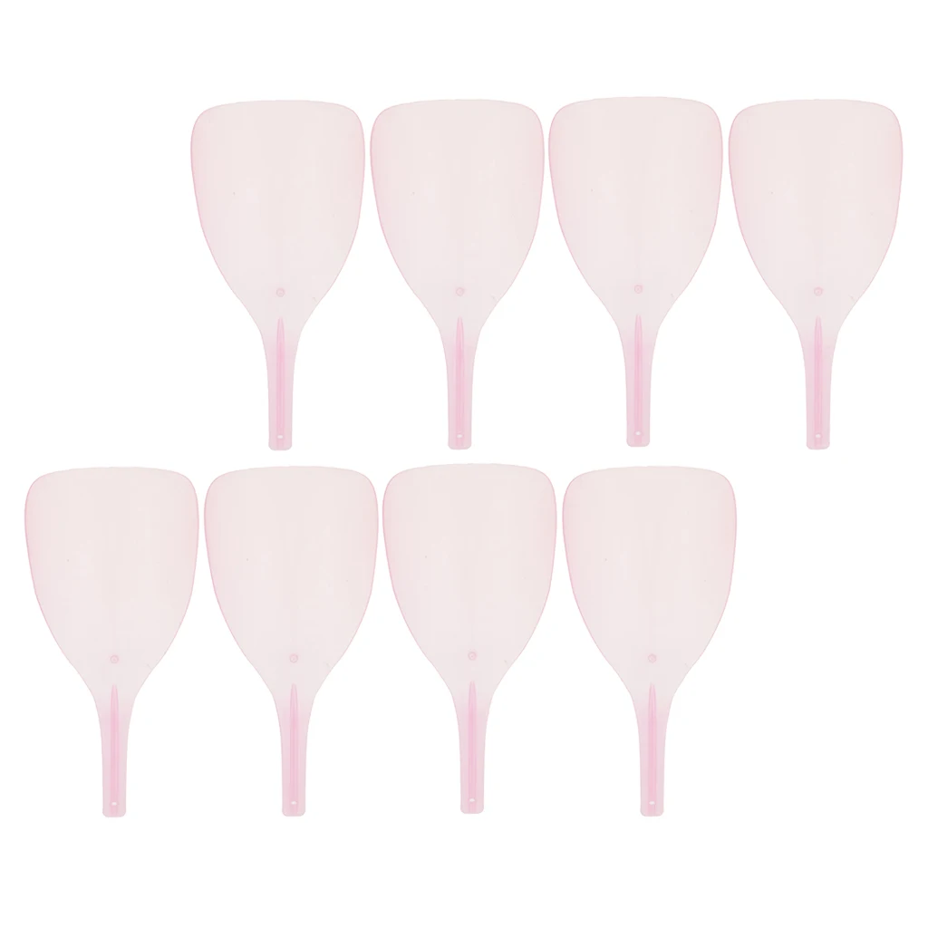 

Batch Of 8, Hairspray Face Hair Styling Mask Transparent Pink 13 "