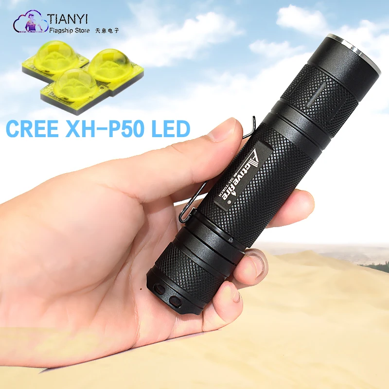 Фонарь Activefire S21 серый Cree XP-P50 светодиодный светильник, фонарь, фонарь, велосипед, Самозащита, походный светильник, лампа, для велосипеда