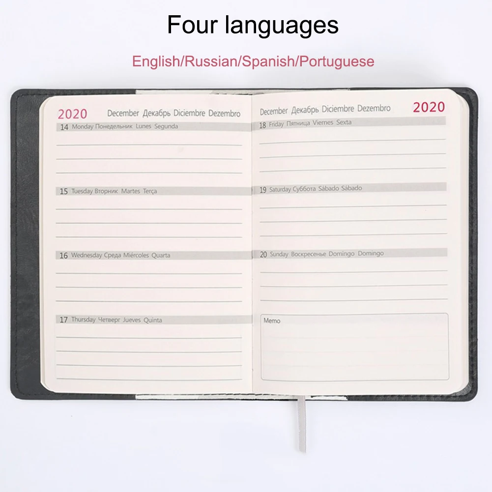 Календарь 2020 планировщик A6 Еженедельный дневник блокнот школьные канцелярские
