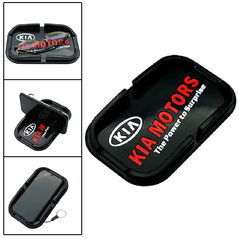 Противоскользящий силиконовый коврик для приборной панели автомобиля держатель