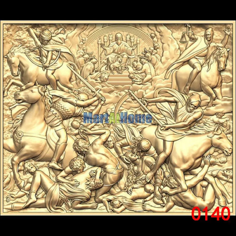 

3D STL Model Religious Icon for CNC Router Engraving & 3D Printing Relief Support ZBrush Artcam Aspire Cut3d