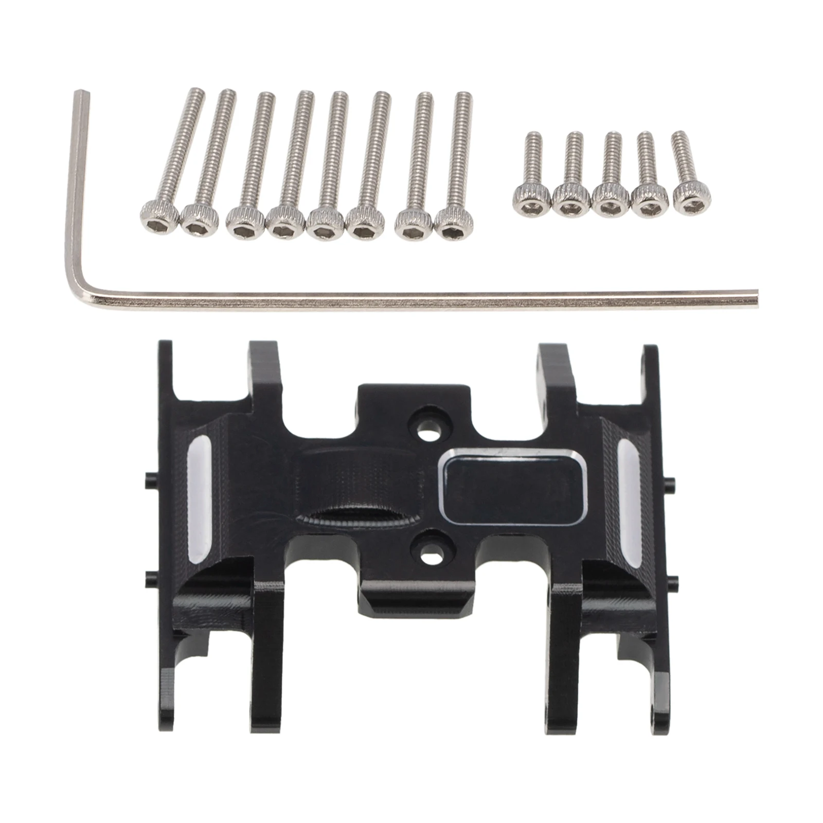 

1:24 Scale RC Aluminum Alloy Middle Chassis Mount Base Plate Holder for Axial SCX24 90081 Model Car DIY Accessory