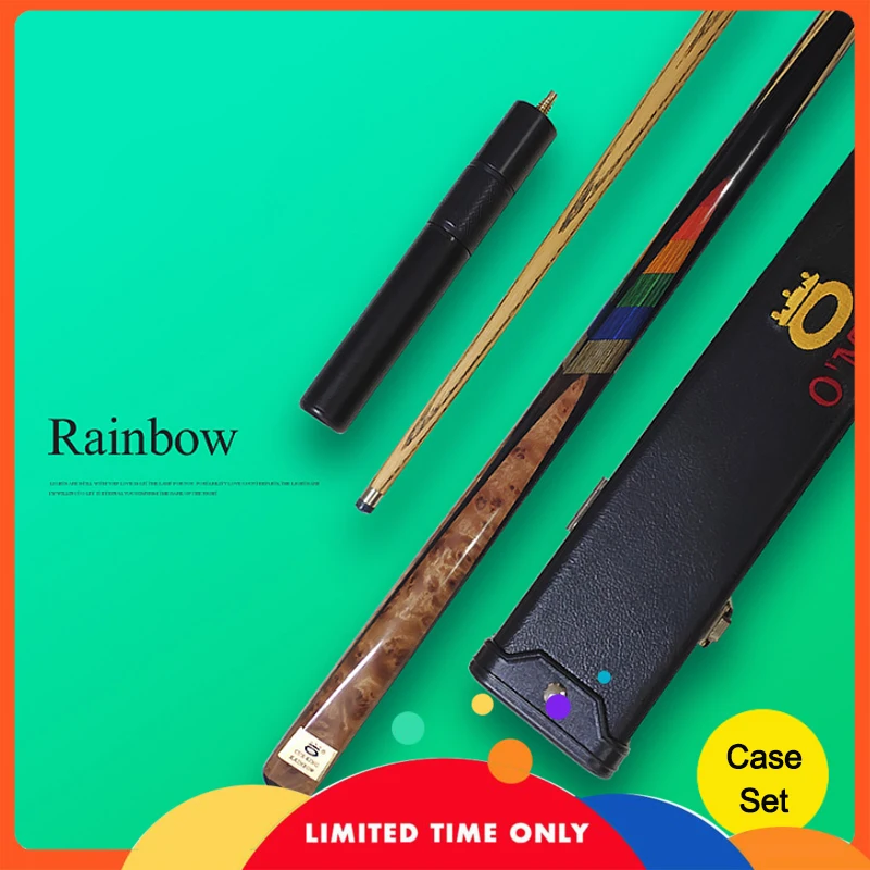 OMIN Rainbow 10 мм наконечник кий снукер с наконечником чехол для снукера 2019|Кии и