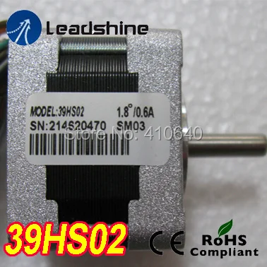 

Free Shipping GENUINE Leadshine stepper motor 39HS02 High Performance 2 Phase NEMA 16 Hybrid Stepper Motor with 0.22 N.m torque