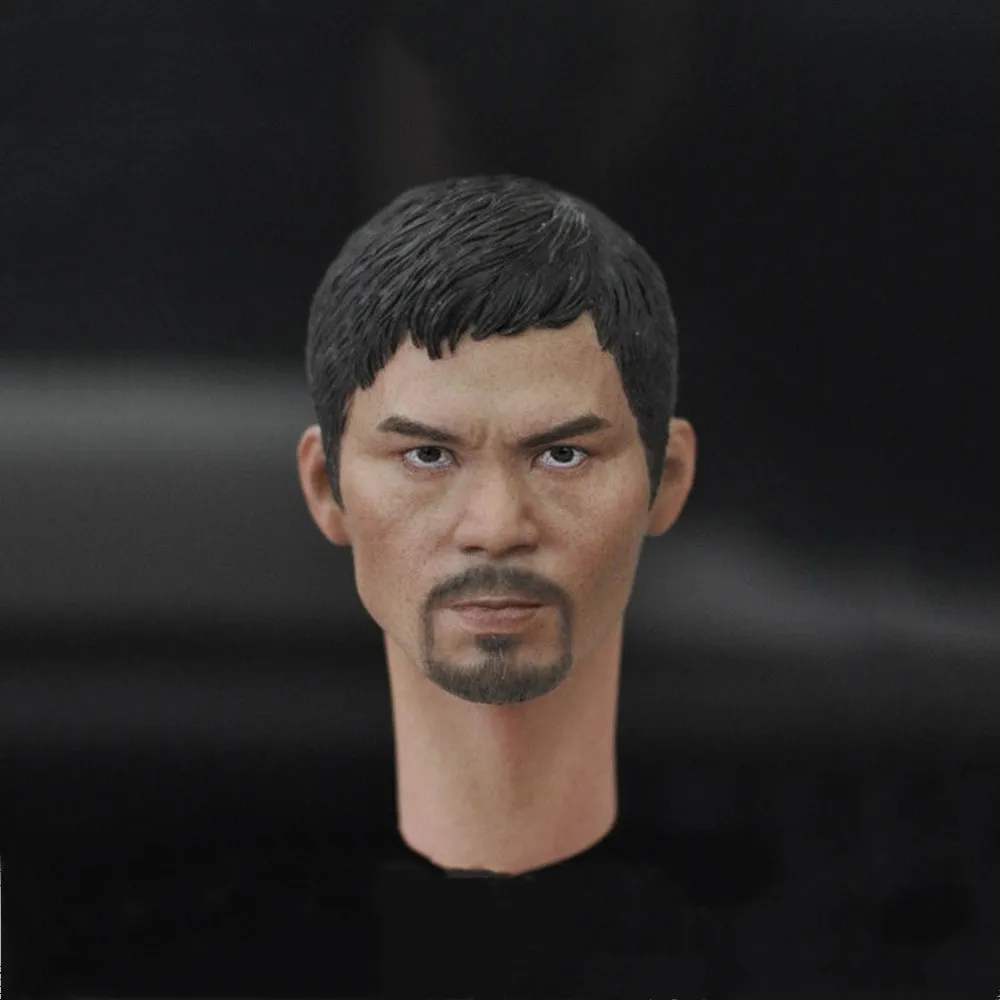 

KUMIK18-14 1/6 Scale Asian Male Head Sculpture Movie Star Man Head Carving For 12" Action Figure Body
