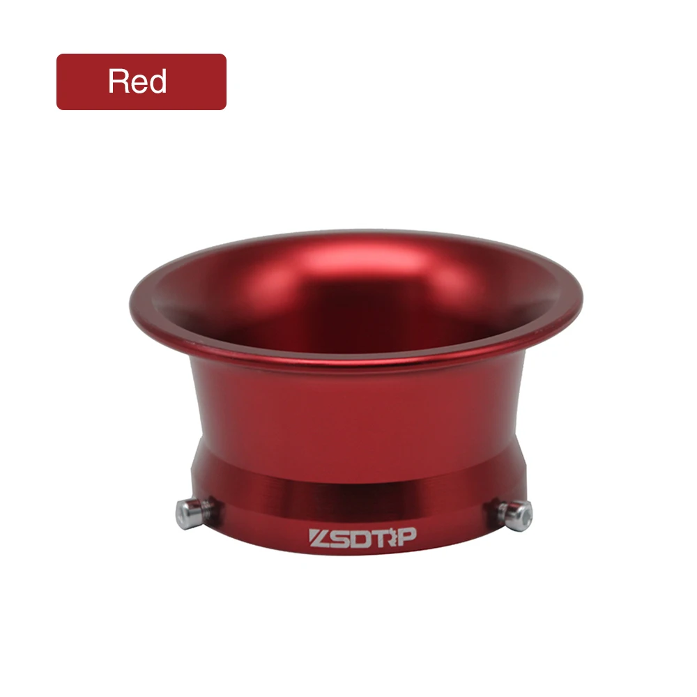 ZS гоночный мотоцикл 63 мм для KEIHI PWK 34 36 38 40 42 мм мото модифицированный карбюратор воздушный фильтр чашка ветер чашка цветная чашка с рожком - Цвет: Красный