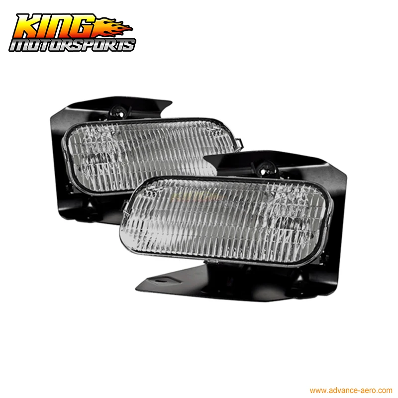 

Fit For 99 00 01 02 03 04 Ford F-150 F-250 Expedition OE Fog Lights Clear Lamps Pair USA Domestic Free Shipping