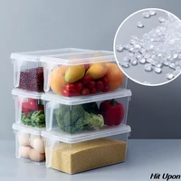 2021 plastic kitchen refrigerator storage box food container transparent keeping egg fish fruit fresh fridge storage organizer