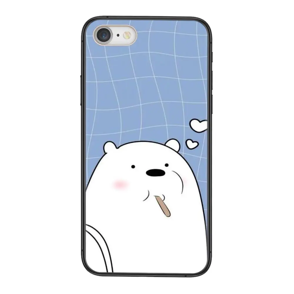 Тонкий чехол для сотового телефона Bear очень дешевый Galaxy S30 S21 S20 Fe S10 S10E S9 S8 S7 S6 Edge Lite