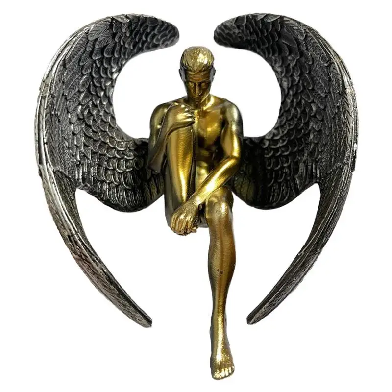 

Sad Angel Resin Statue Indoor Outdoor Home Car Ornament Sleeping Angel Statue Decoration Crafts Car decoration Ornaments