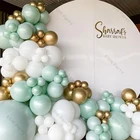 136 шт., двойная гирлянда из искусственных жемчужин