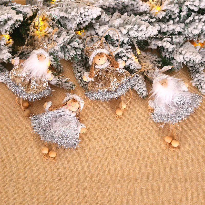 Рождественские елочные украшения куклы-Ангелы Navidad украшения Kerst Natal Декор рождественские украшения для дома год подарок для детей