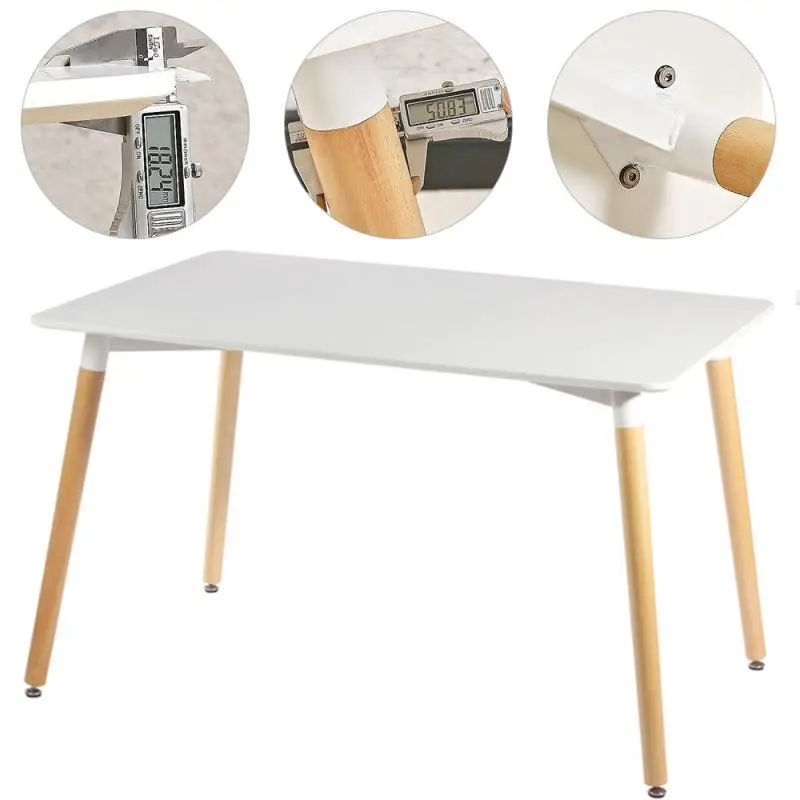 

110*60*75cm Dining Table Nordic Minimalist Style Non-slip Table Legs For Living Room Dining Apartment Coffee Table HWC