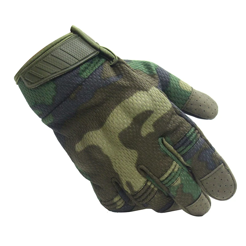 Мужские камуфляжные тактические перчатки с твердыми костяшками армейские