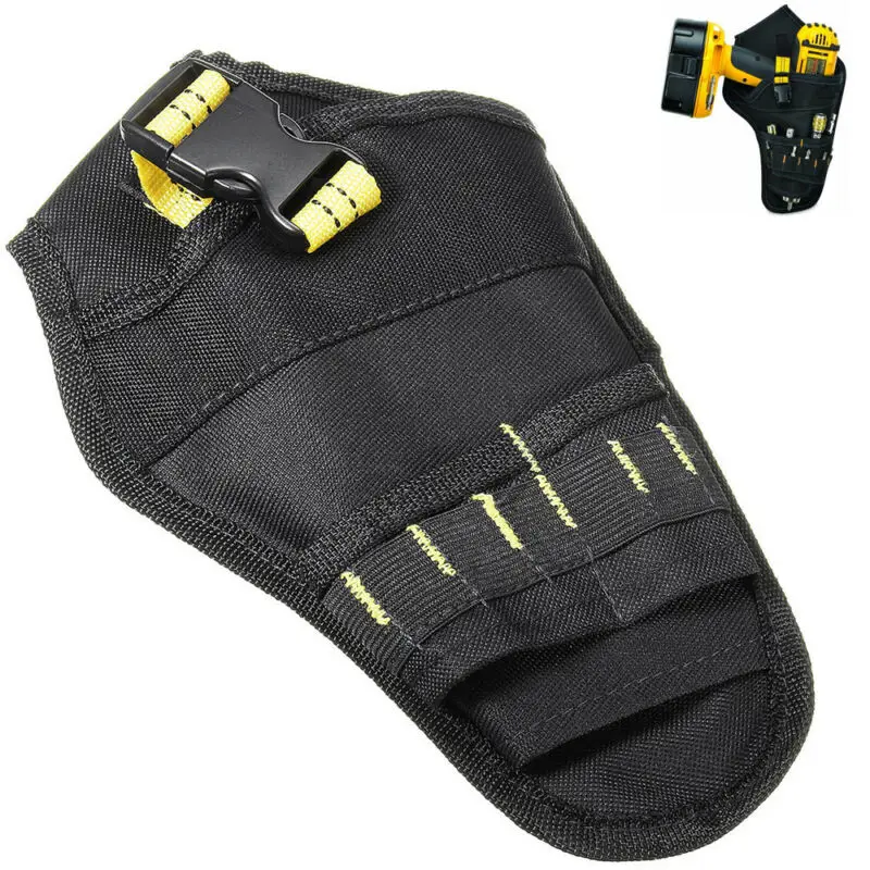 

New Fashion Heavy Duty Drill Drive Holster Cordless Tool Belt Pouch Bag Pocket Bit Holder