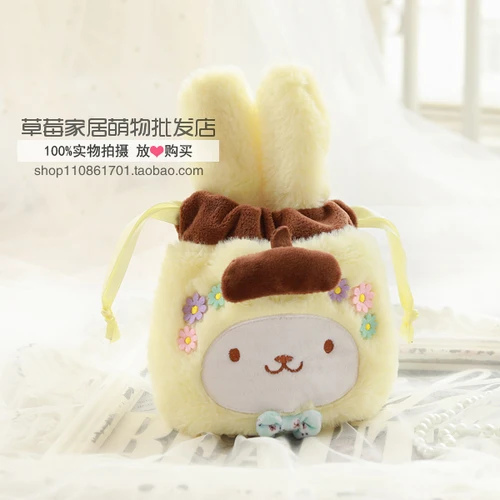 Медведь Даффи Stellalou Sanrio, Hello Kitty с рисунками из мультфильма «My Melody Cinnamoroll персонажи Little Twin Stars косметичка рисовать Органайзер с карманами, который крепится на сумки-косметички - Цвет: 7
