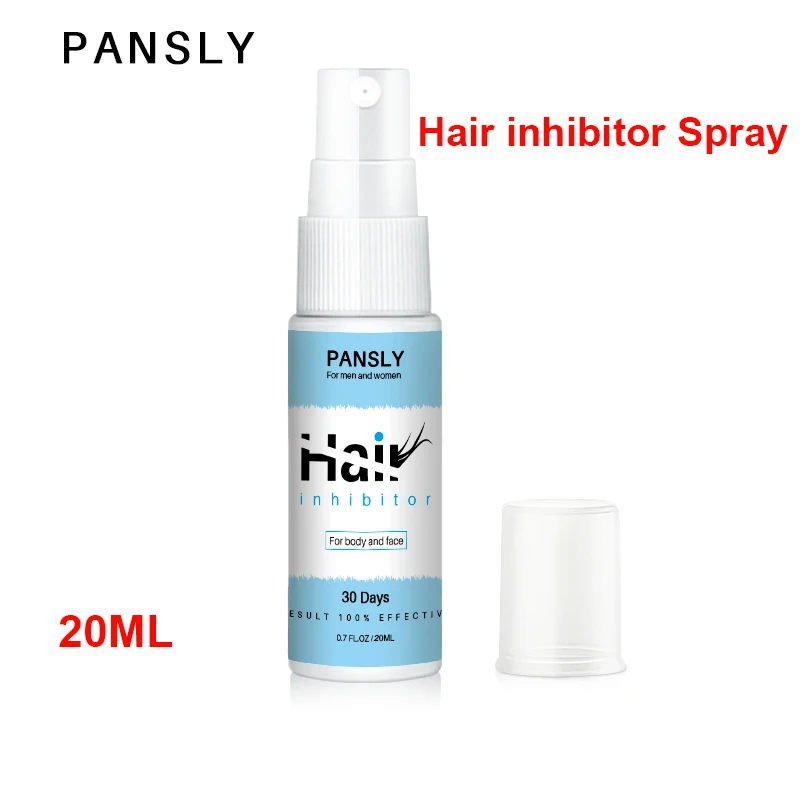Hair inhibitor Spray Pansly удаление волос ингибитор спрей удаление крем эссенция безболезненная борода ног Гладкий ремонт кожи лица лобковые волосы Dorpshipping - Цвет: Hair inhibitor Spray