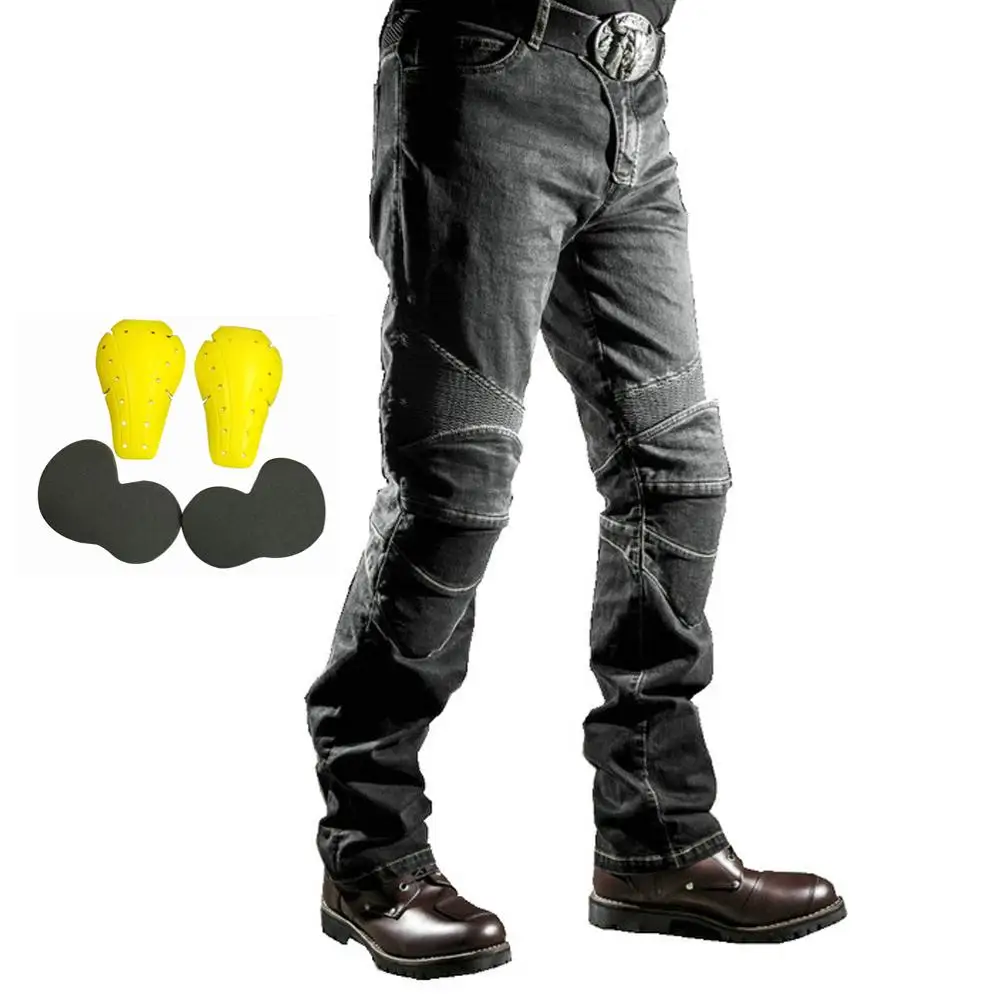 Ветрозащитные внедорожные джинсы для мотогонок байкерские штаны мужчин