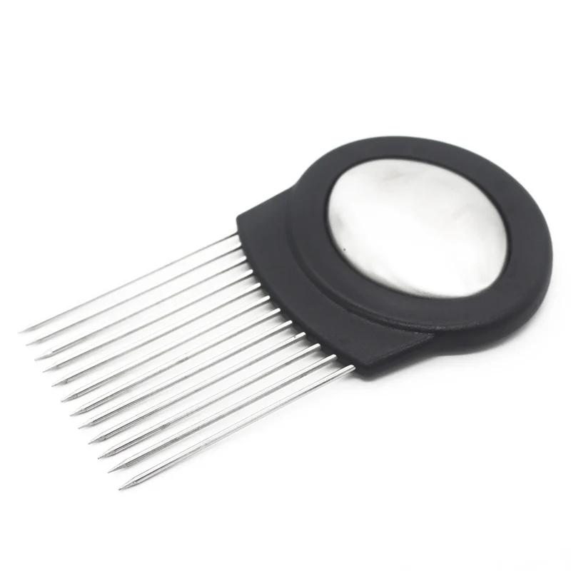 Goldbaking для лука из нержавеющей стали держатель нож овощерезки гаджет нарезки