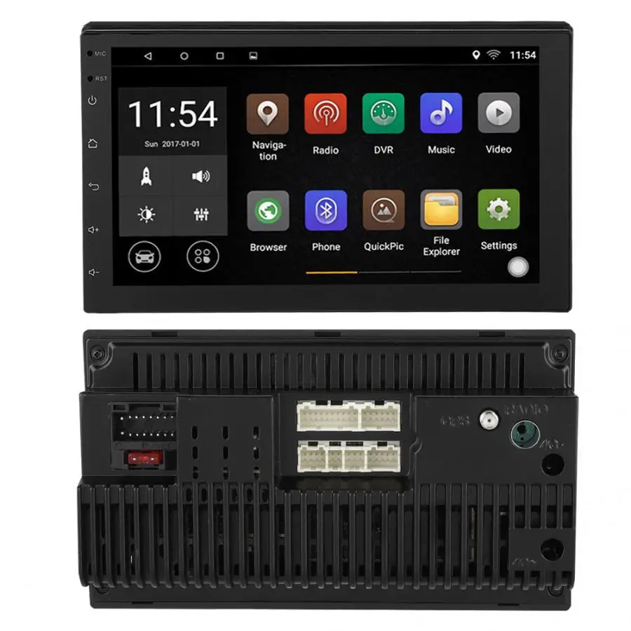 7&quot WIFI Double 2 Din Car Radio Stereo Multimedia Bluetooth Player GPS Antenna 1+16G for Android Music | Электроника