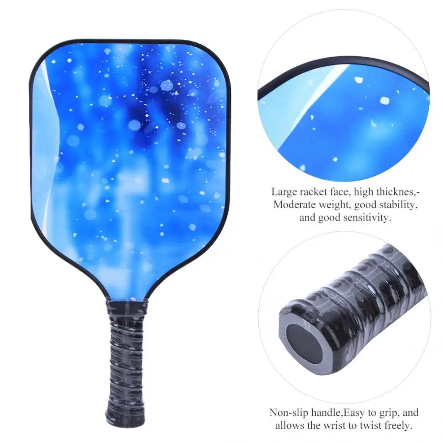 Портативное весло Pickleball PE для крикета из легкого углеродного волокна игры
