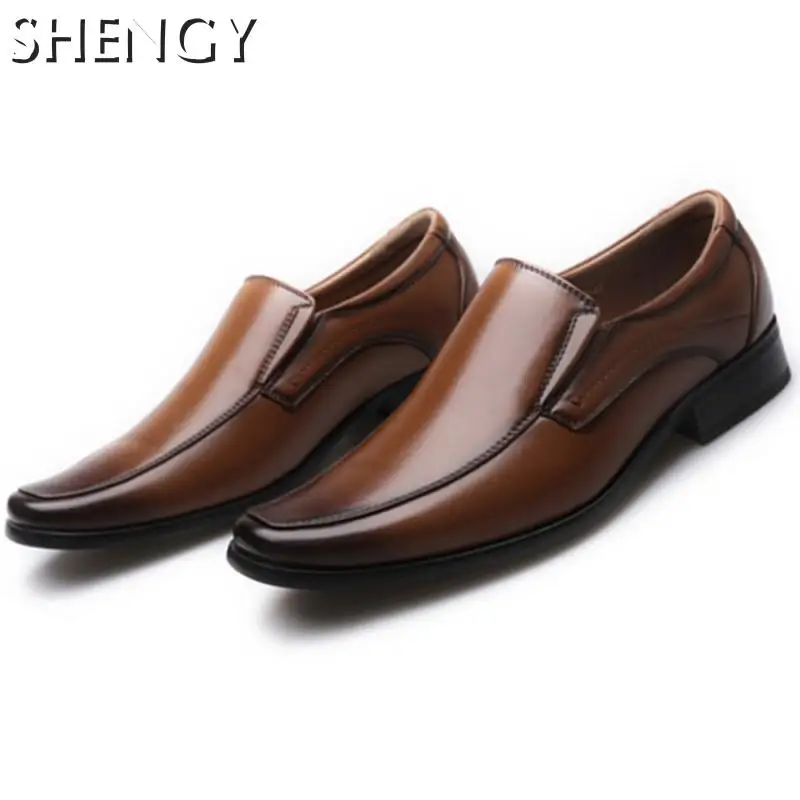 Новые модные классические деловые Брендовые мужские туфли высококачественные